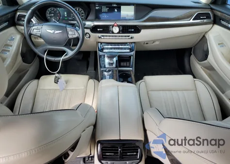 2018 Genesis G90 Ultimate из США, поврежденный, VIN KMHG54JH0JU041598